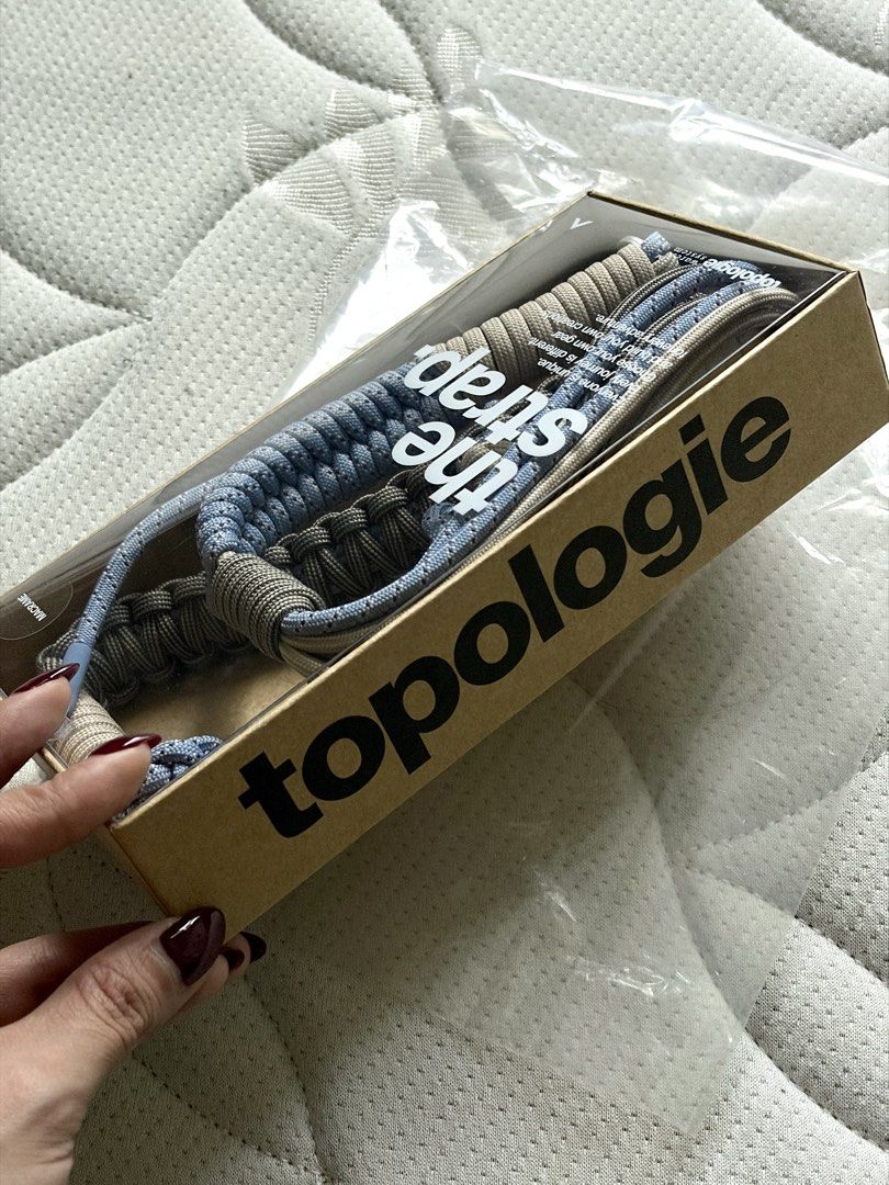 Topologie Macrame Crossbody Strap (Chambray) (Category: Cross-body Bags) located in Makati City. Submitted by tobaccovanille (Listing ID 1470589779, Image 2). Description: Topologie Macrame Crossbody Strap (Chambray) RFS: This is an extra strap I never used.