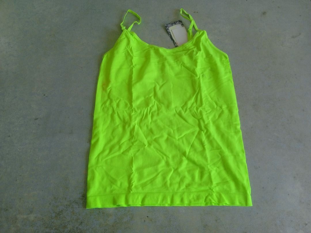 Tops & Skirt US BNEWTAG (Category: Others Tops) located in Los Banos. Submitted by mania-62906 (Listing ID 1470597279, Image 1). Description: BNEWTAG. Tops US Large mild stain I think it's washable Skirt US Medium. Neon color.