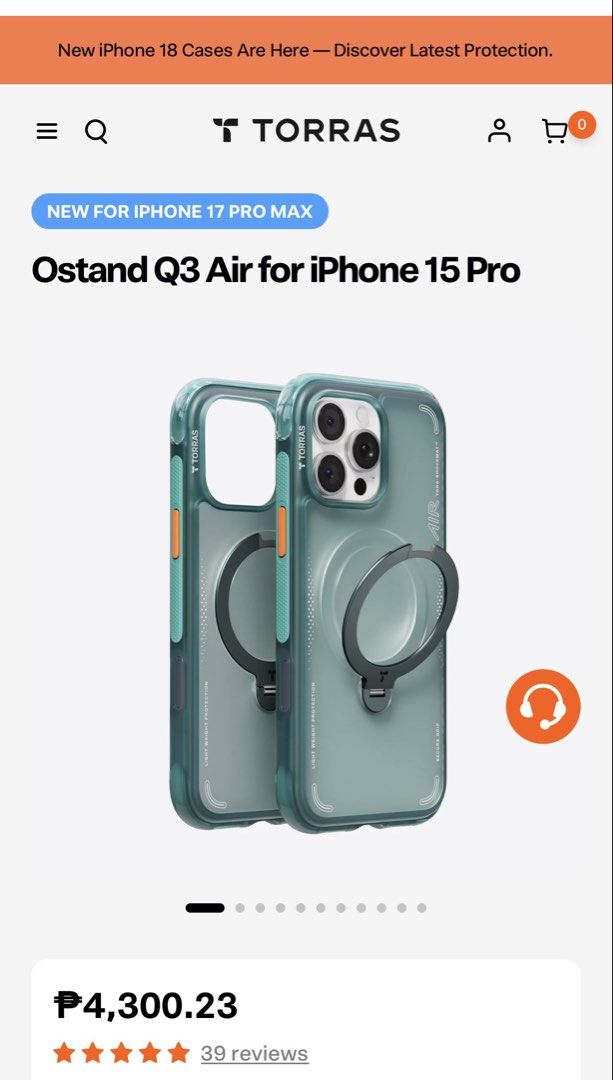 Torras Q3 Air for iPhone 15 Pro (Category: Cases & Sleeves) located in Taguig. Submitted by jetturbo (Listing ID 1470638883, Image 1). Description: RFS: Upgrading .
