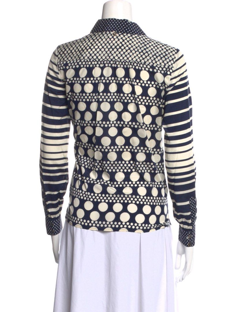 TORY BURCH - Silk Patterned Top (Category: Longsleeves) located in Cavite. Submitted by hand.picked (Listing ID 1470586939, Image 3). Description: TORY BURCH - Silk Patterned Top Size: 2 Dimension: 18” Width / 25” Length Condition: Like New.