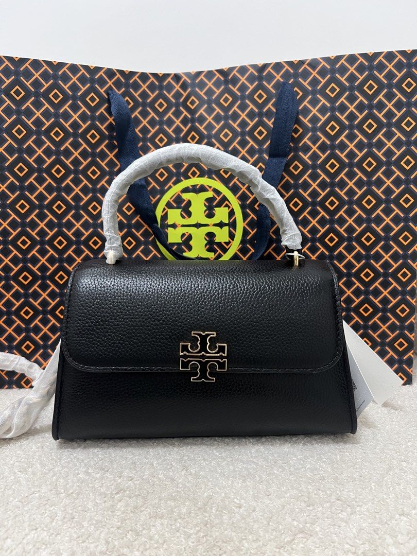 Tory Burch Britten Top Handle Bag Black (Category: Luxury Bags & Wallets) located in Abulug. Submitted by jamiecammie (Listing ID 1470605697, Image 1). Description: .