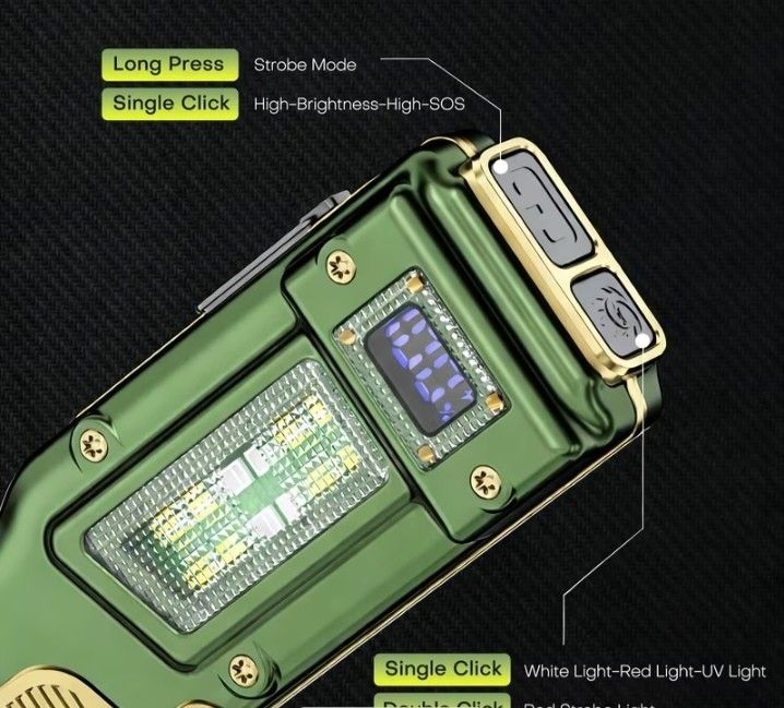 TOUWEE TZ2 Tactical Military Green Flashlight (Category: Other Gadgets) located in Antipolo. Submitted by fastlane8moto (Listing ID 1470725187, Image 3). Description: TOUWE TZ2 Tactical Flashlight Color Copper Military Green 2026 Unit/ Release 1100 lumen Tactical quick fire at the back button Full Specifications FB BUSINESS PAGE MOTO D TECHZONE CDM 💯ORIGINAL, SURE UNIT, SURE BRAND NEW, NO MAGIC. For other products visit FB BUSINESS PAGE Moto D T