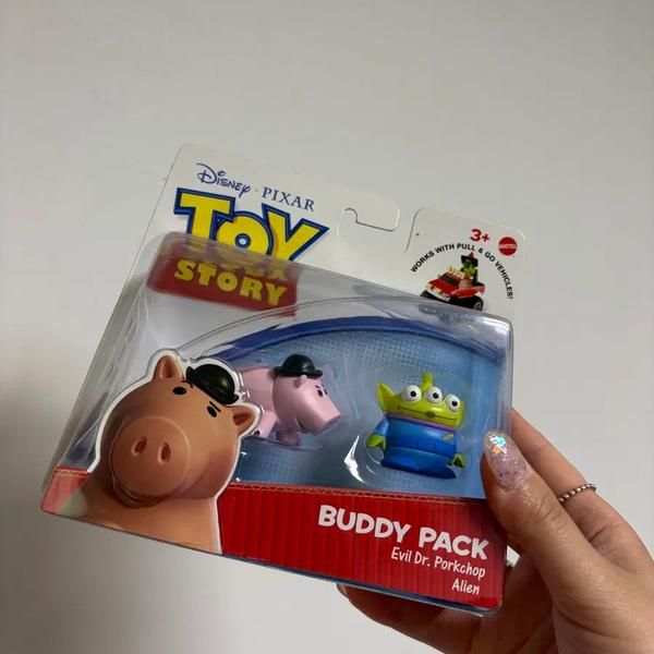 TOY STORY Vintage Mattel Buddy Pack Ham Porkchop Alien Figure Sealed ...