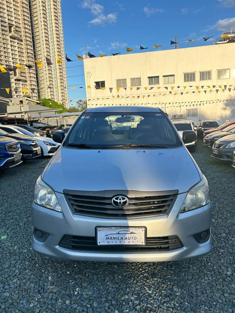Toyota Innova J DSL Manual (Category: Used Cars) located in Pasig City. Submitted by pureocean-057512 (Listing ID 1470644310, Image 1). Description: 2014 TOYOTA INNOVA J DIESEL 2.5L MANUAL TRANSMISSION Downpayment: ₱125,700 ✅ ZERO PROCESSING UNTIL NOV 13&14 ONLY ✅ ⚠️ LIMITED SLOTS ONLY ⚠️ Thermalyte 104tkms mileage Manual transmission Diesel engine 5 ending plate PLEASE CALL HANNAH: 0961.581.3937 𝐒𝐡𝐨𝐰𝐫𝐨𝐨𝐦 𝐥𝐨𝐜𝐚𝐭𝐢𝐨𝐧: We are located 