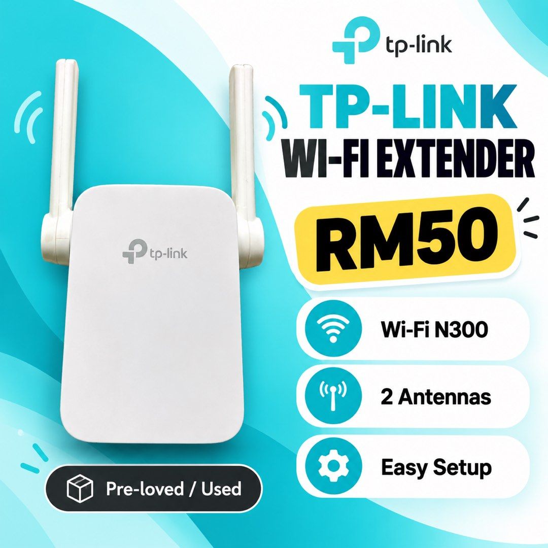 TP-Link Wireless (Category: Networking) located in Shah Alam. Submitted by rosepetallovers (Listing ID 1470640590, Image 1). Description: .
