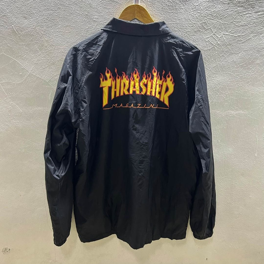 TRASHER COACH JACKET (Category: Coats, Jackets and Outerwear) located in Caloocan City. Submitted by j3ngsanity (Listing ID 1470589981, Image 3). Description: GOOD AS NEW DIMES : 23x29.