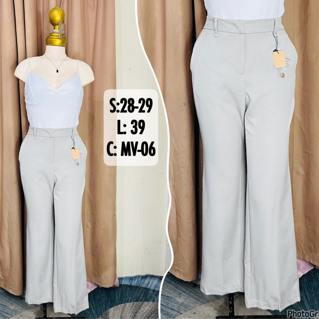 Trouser Pants | Size 28-29 (Category: Jeans) located in Manila. Submitted by bengirlclothing (Listing ID 1470594576, Image 1). Description: -Color: Light Gray -Size: 28-29 inches -Length: 39 inches .