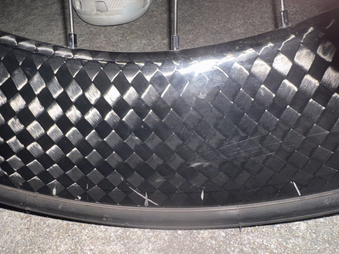 12k carbon 88mm deep-section track wheel, Sports Equipment, Bicycles ...