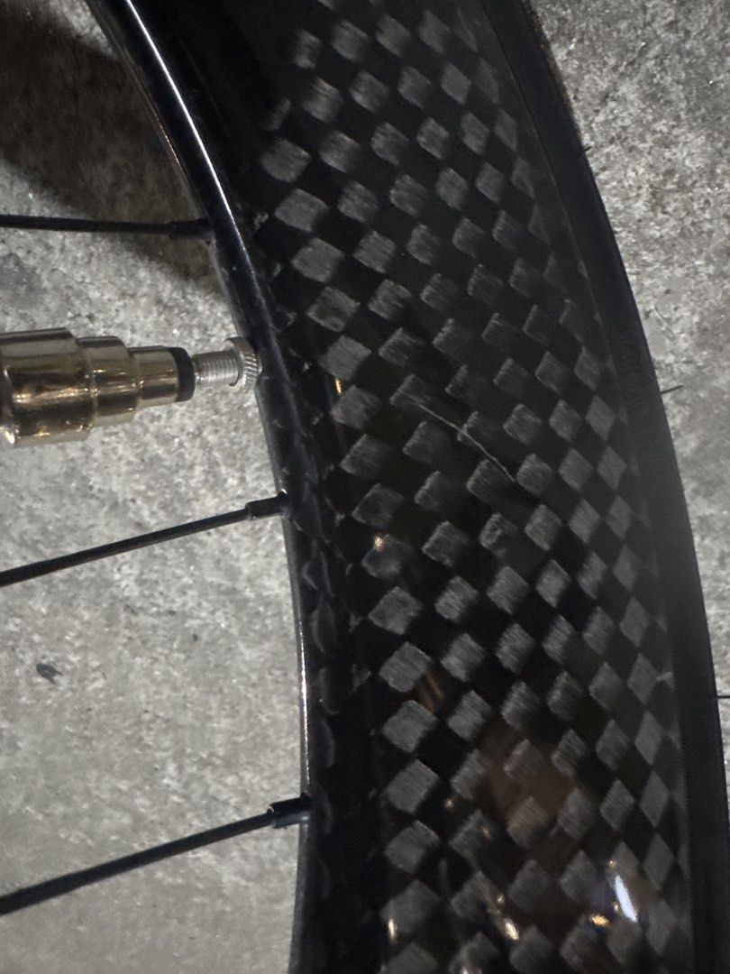 12k carbon 88mm deep-section track wheel, Sports Equipment, Bicycles ...