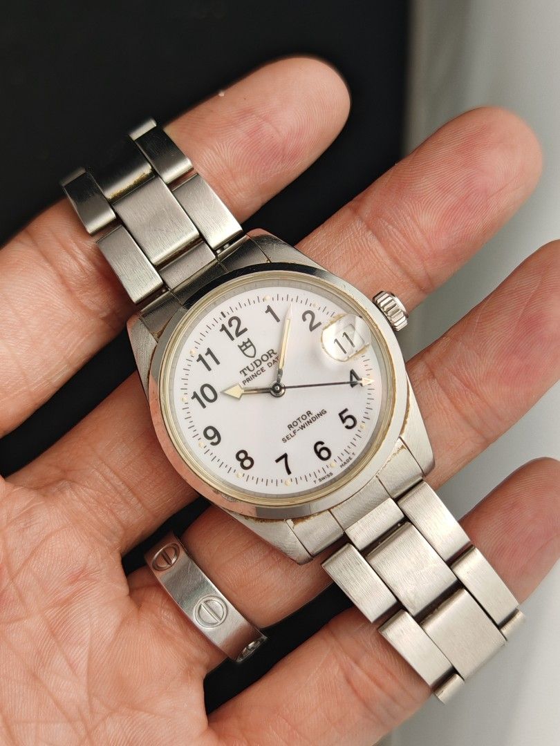 Tudor Ranger 32mm (Category: Women's Watches) located in San Juan City. Submitted by MW_888 (Listing ID 1470707742, Image 2). Description: Tudor Ranger 32mm Ref 72000 B serial, 1998 'Rolex crown and caseback' 8.8/10 condition Inclusions: watch, original Tudor bracelet fit to approx 7.8" wrist (complete links if not mistaken) and watch case *photo reference on 6.5" wrist 85k.