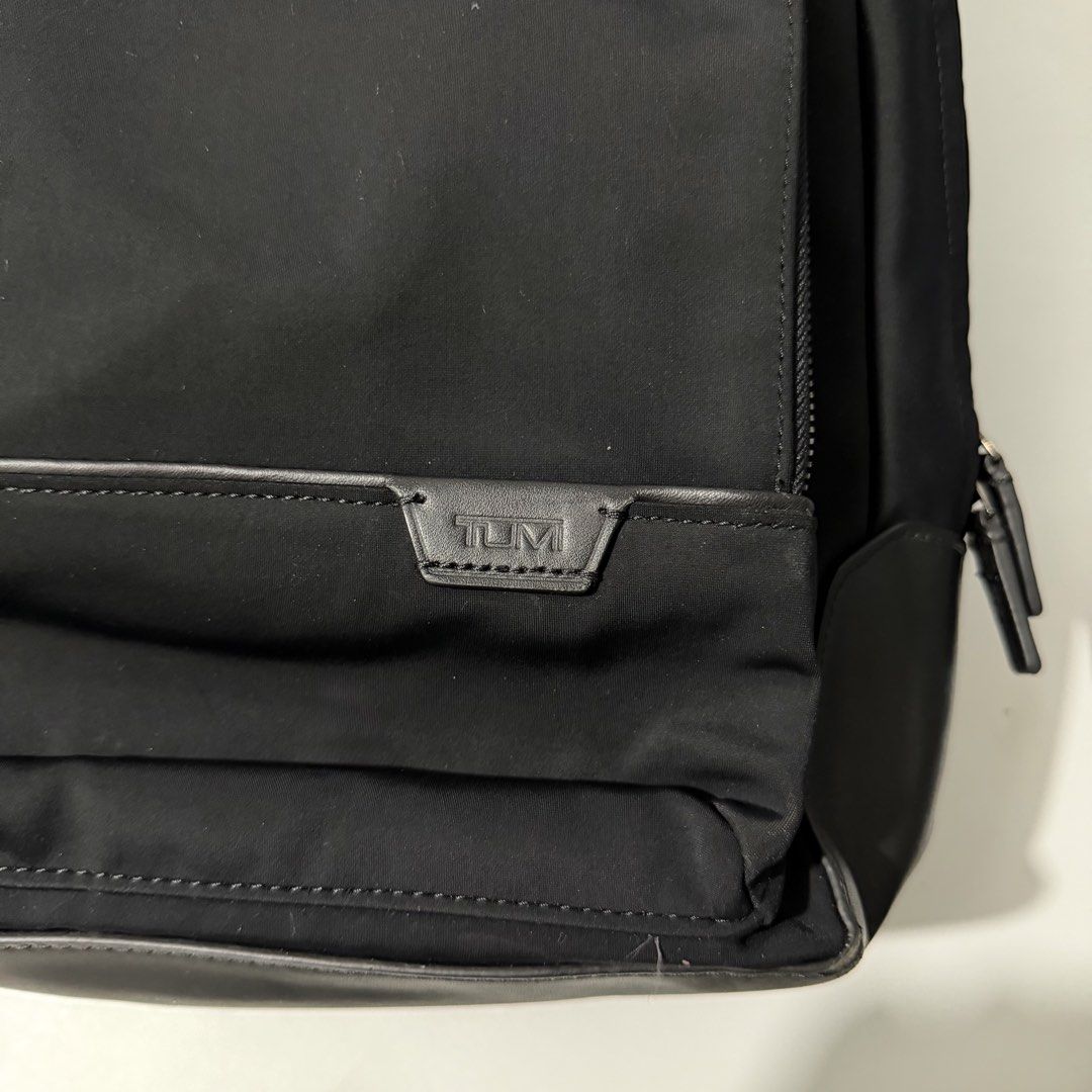 TUMI Harrison Warren Backpack Black (Category: Backpacks) located in Manila. Submitted by thrifts.el (Listing ID 1470618859, Image 2). Description: TUMI Harrison Warren Backpack Black -good for business travel, Tech carry, Daily commuting & Office Use. Excellent Condition 10/10 Color Rate Issues: minor rubbing on leather corner Price. 6,580 Loc. South Caloocan Courier. J&T/Flash Express .