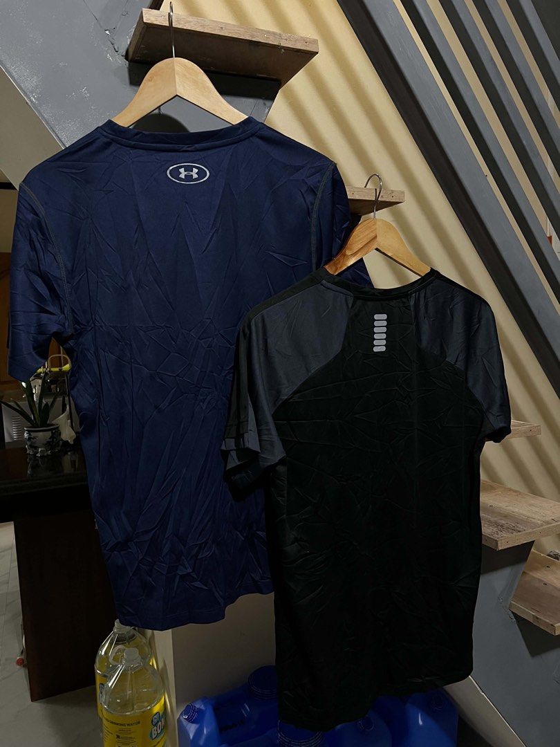 Under armour Mid Logo Dri fit (Category: Activewear) located in Manila. Submitted by rhnxzyygudboi17 (Listing ID 1470698151, Image 3). Description: Both no issue Aspack na po Excellent condition Authentic Size med to large Dimes 20-21x28 Mid Logo.