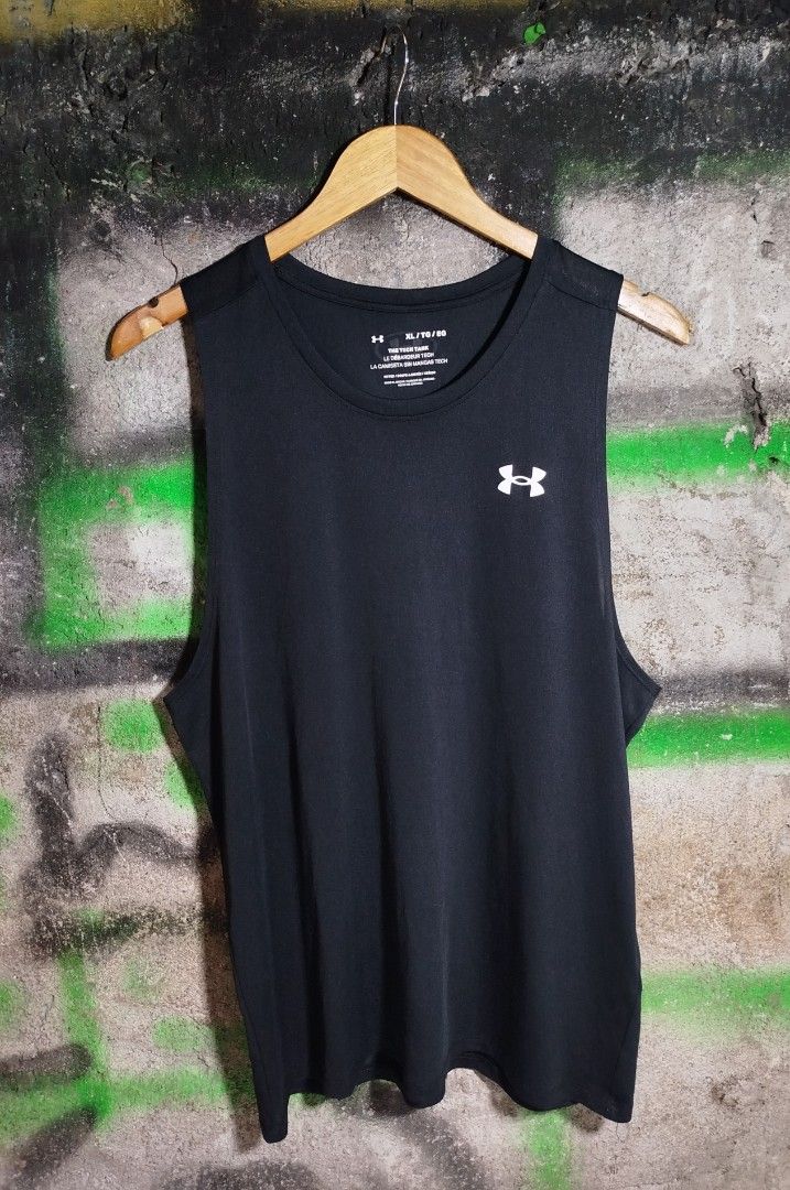 Under armour tech tank (Category: Tshirts & Polo Shirts ) located in Mandaluyong City. Submitted by ren2o_cru2 (Listing ID 1470567226, Image 2). Description: under armour tech tank 27/21.