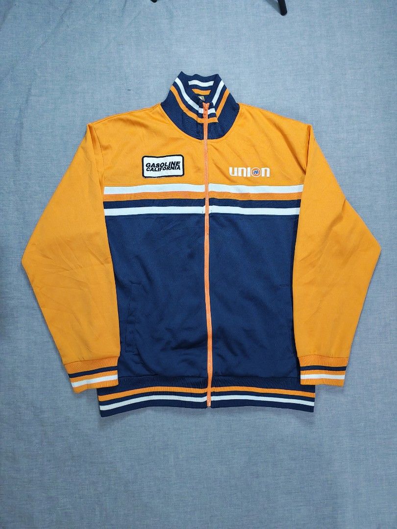 Union 76 lubricants track jacket (Category: Coats, Jackets and Outerwear) located in Baguio. Submitted by used_clothing2600 (Listing ID 1470575022, Image 1). Description: Union 76 lubricants track jacket size large verygood condition pit to pit 23 length 28 shoulders 21 sleeve length 24.5 P 680.