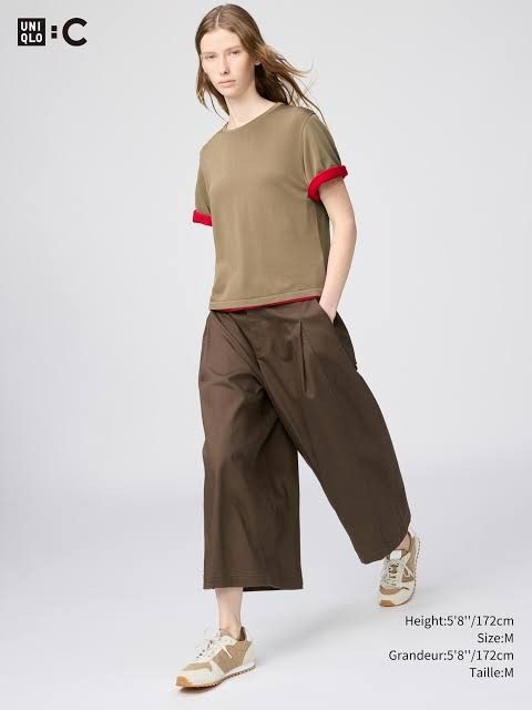 Uniqlo C Cotton Cullotes (Category: Other Bottoms) located in Angeles City. Submitted by miss_independent01 (Listing ID 1470690691, Image 2). Description: Uniqlo C Cotton Cullotes Color: Brown Width: 15 (Large on tag) Length: 32 MOP: Gcash ✅ Mine Now, Pay Now ✅ First to Pay, Gets the Item 📍 PAMPANGA Courier: JnT 🚚🚚 PM 💌💌.
