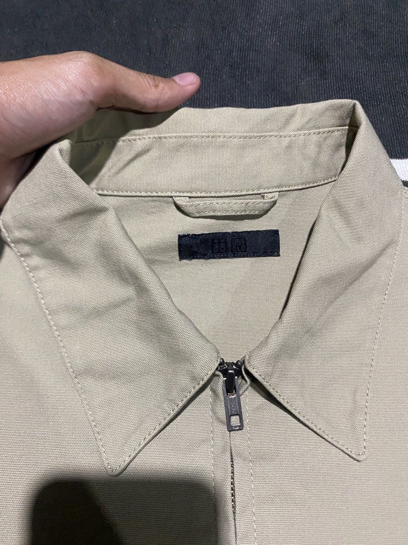 Uniqlo Harrington jacket (Category: Coats, Jackets and Outerwear) located in Andop. Submitted by trckmark4u (Listing ID 1470700655, Image 3). Description: Uniqlo Harrington jacket Dimes 23x26.5 Large on tag Excellent condition No issue.