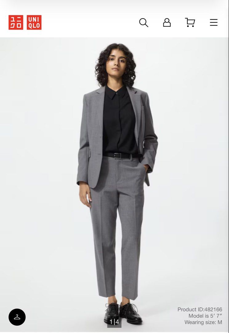 Uniqlo Smart Ankle Pants (Category: Other Bottoms) located in Guagua. Submitted by clothingbyl (Listing ID 1470579960, Image 1). Description: Feel free to message ♥️ Vie J&T. W- 15” L- 36”.