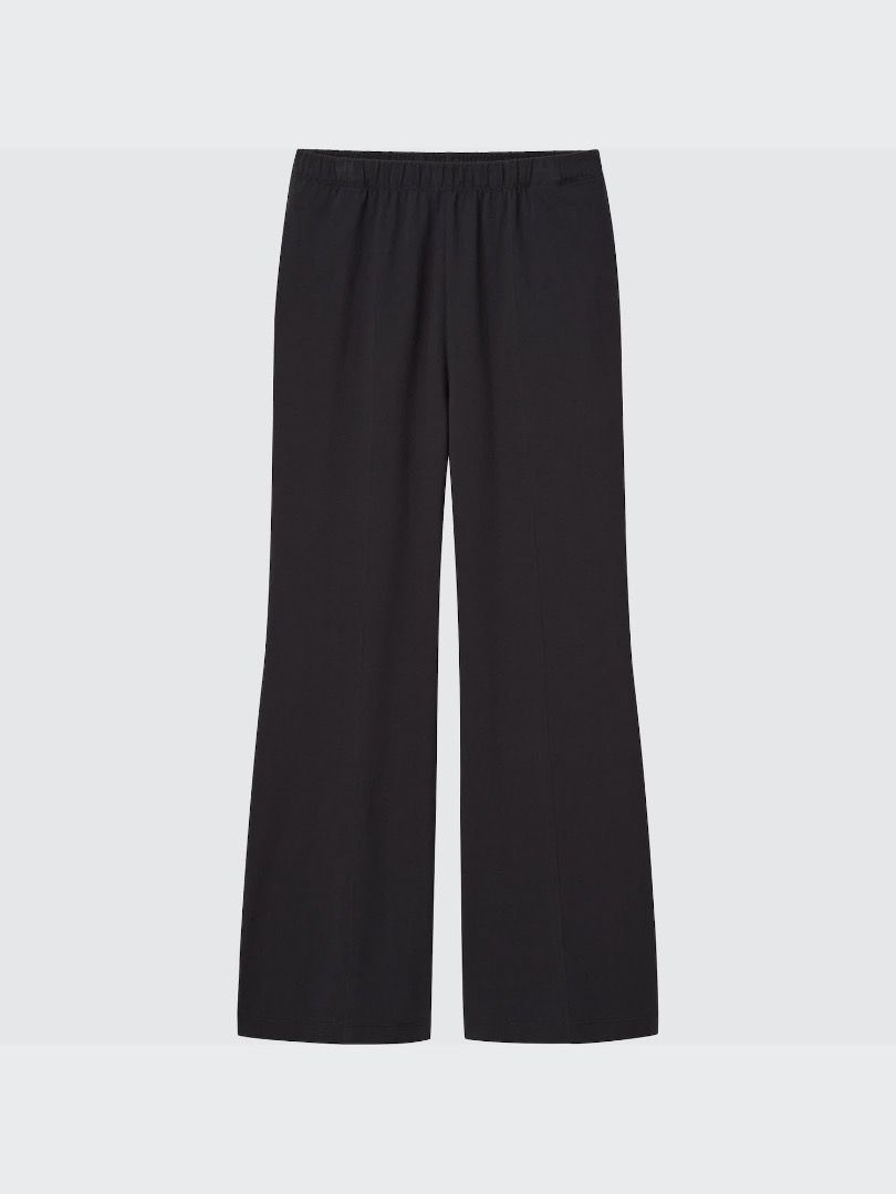 Uniqlo Straight flared long pants Large, Black (Category: Other Bottoms) located in Paranaque City. Submitted by sengloveima (Listing ID 1470585667, Image 1). Description: .