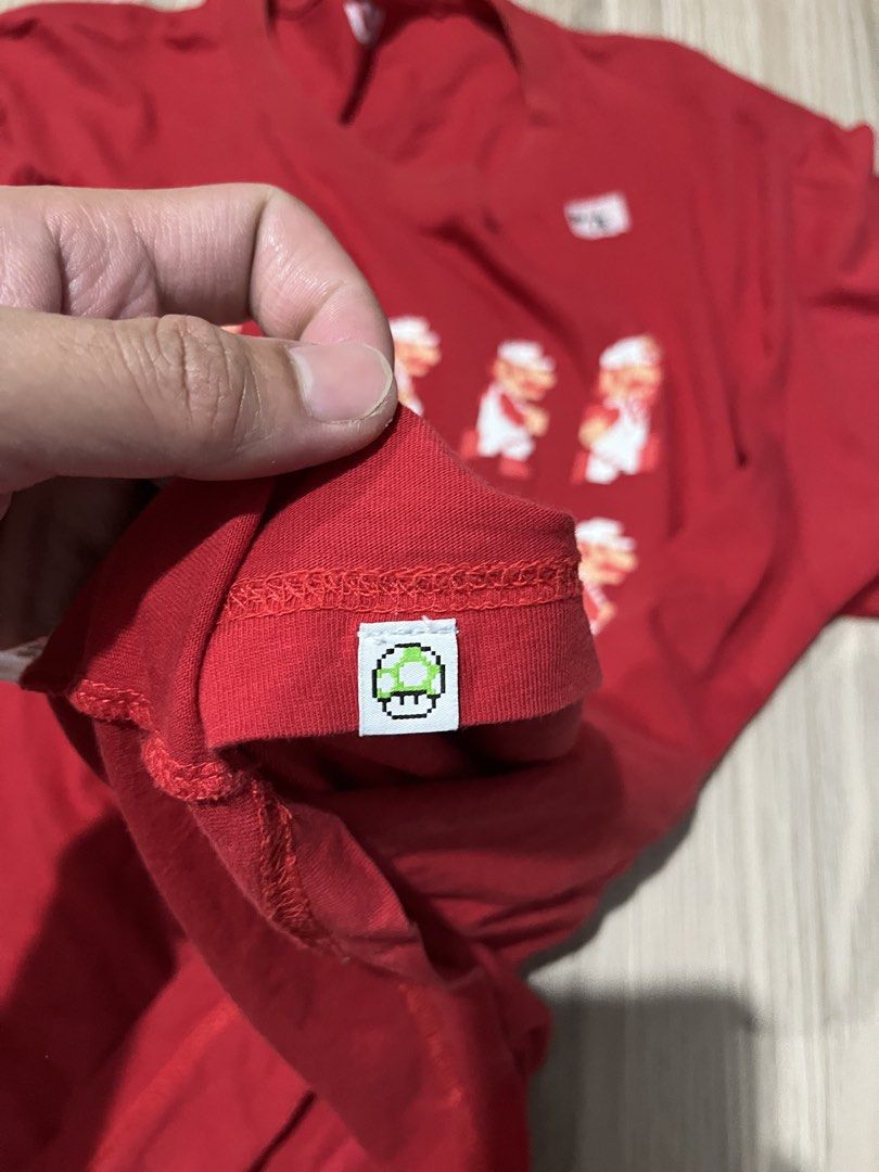 Uniqlo x SuperMario tees (Category: Tshirts & Polo Shirts ) located in Lipa City. Submitted by hoywilliam (Listing ID 1470713954, Image 3). Description: Uniqlo x Supermario Shirt( medium to L) Width-21 Length-27 Best fit medium to large Red color for only 450 free shipped Location-Lipa City Batangas📍.