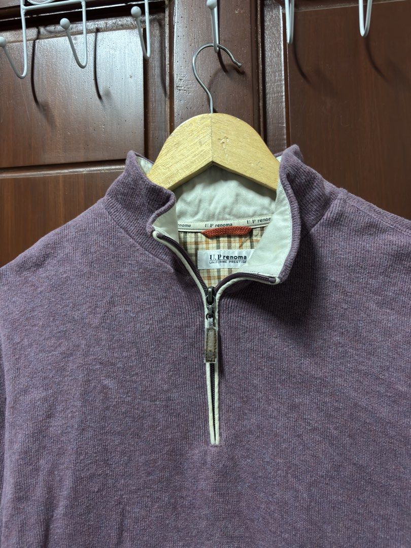 U.P Renoma Quarter Zip Jacket (Category: Coats, Jackets and Outerwear) located in Davao. Submitted by workmensph (Listing ID 1470579493, Image 2). Description: Size Medium 20.5” x 26” Excellent Condition.