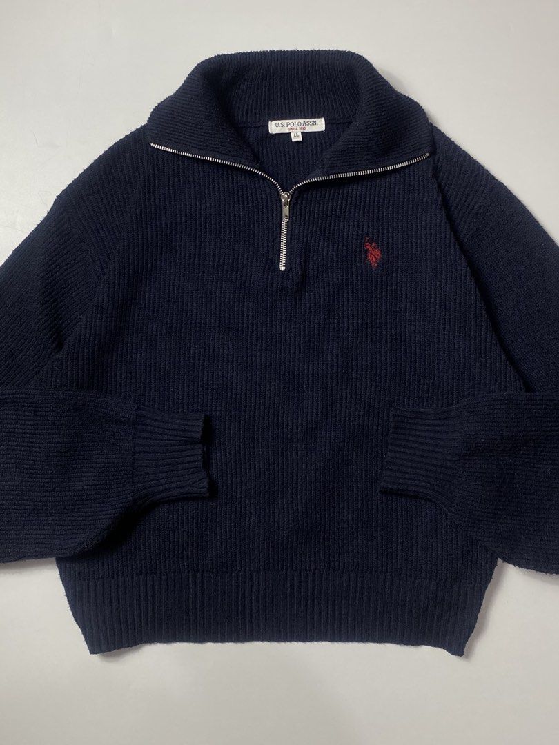 Us polo ASSN. Quarterzip Jacket (Category: Hoodies) located in Lipa City. Submitted by _thriftitcloud (Listing ID 1470722433, Image 1). Description: 21x25 (boxy) Excellent Color rate 9.5/10.