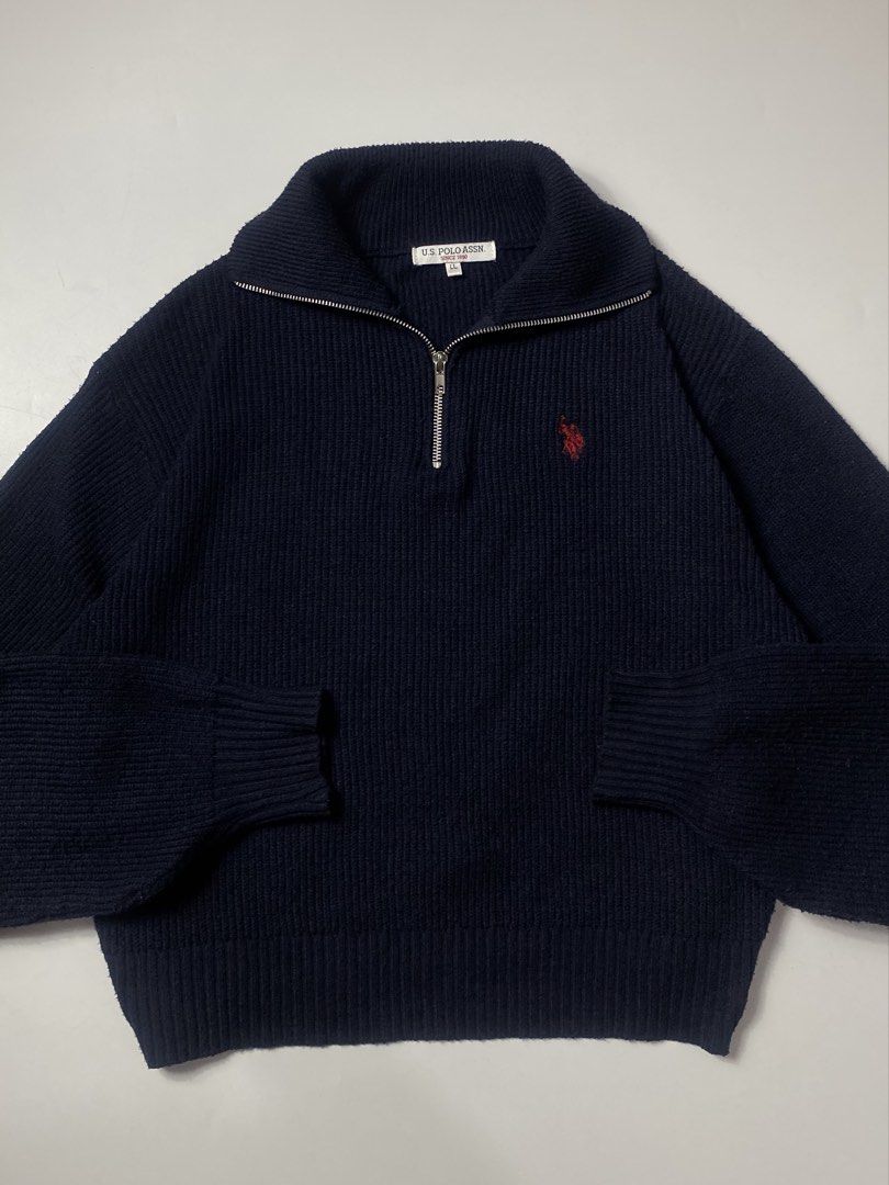 Us polo ASSN. Quarterzip Jacket (Category: Hoodies) located in Lipa City. Submitted by _thriftitcloud (Listing ID 1470722433, Image 3). Description: 21x25 (boxy) Excellent Color rate 9.5/10.