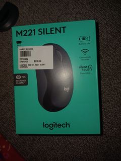 Logitech M220 SILENT Wireless Mouse, 2.4 GHz with USB Receiver, 1000 ...