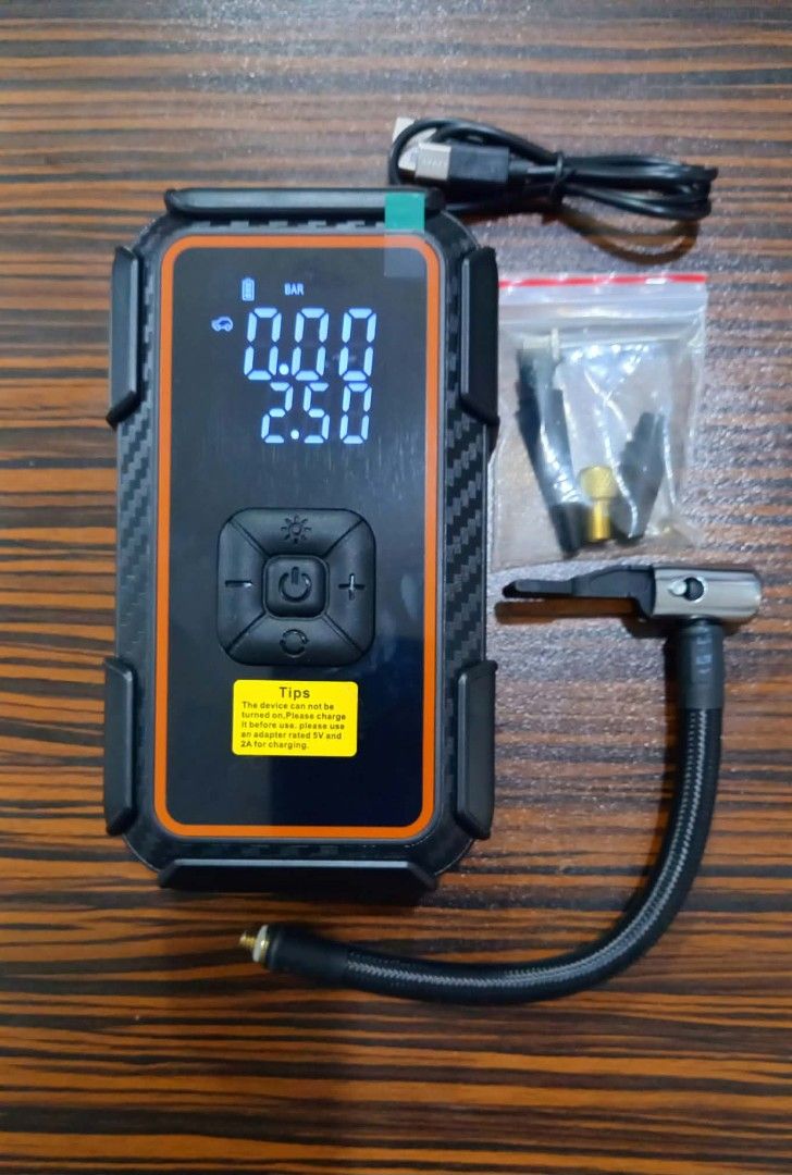 UTEK Portable Tire Inflator (Category: Other Sports Equipment and Supplies) located in Antipolo. Submitted by fastlane8moto (Listing ID 1470726257, Image 3). Description: Utek Tire Inflator QUALITY PREMIUM BUILT-BRANDED 2026 /Release Full Specifications FB BUSINESS PAGE MOTO D TECHZONE CDM 💯ORIGINAL, SURE UNIT, SURE BRAND NEW, NO MAGIC. NO FAKES NO COPY For other products visit FB BUSINESS PAGE Moto D TechZone Imported item price is subject to c