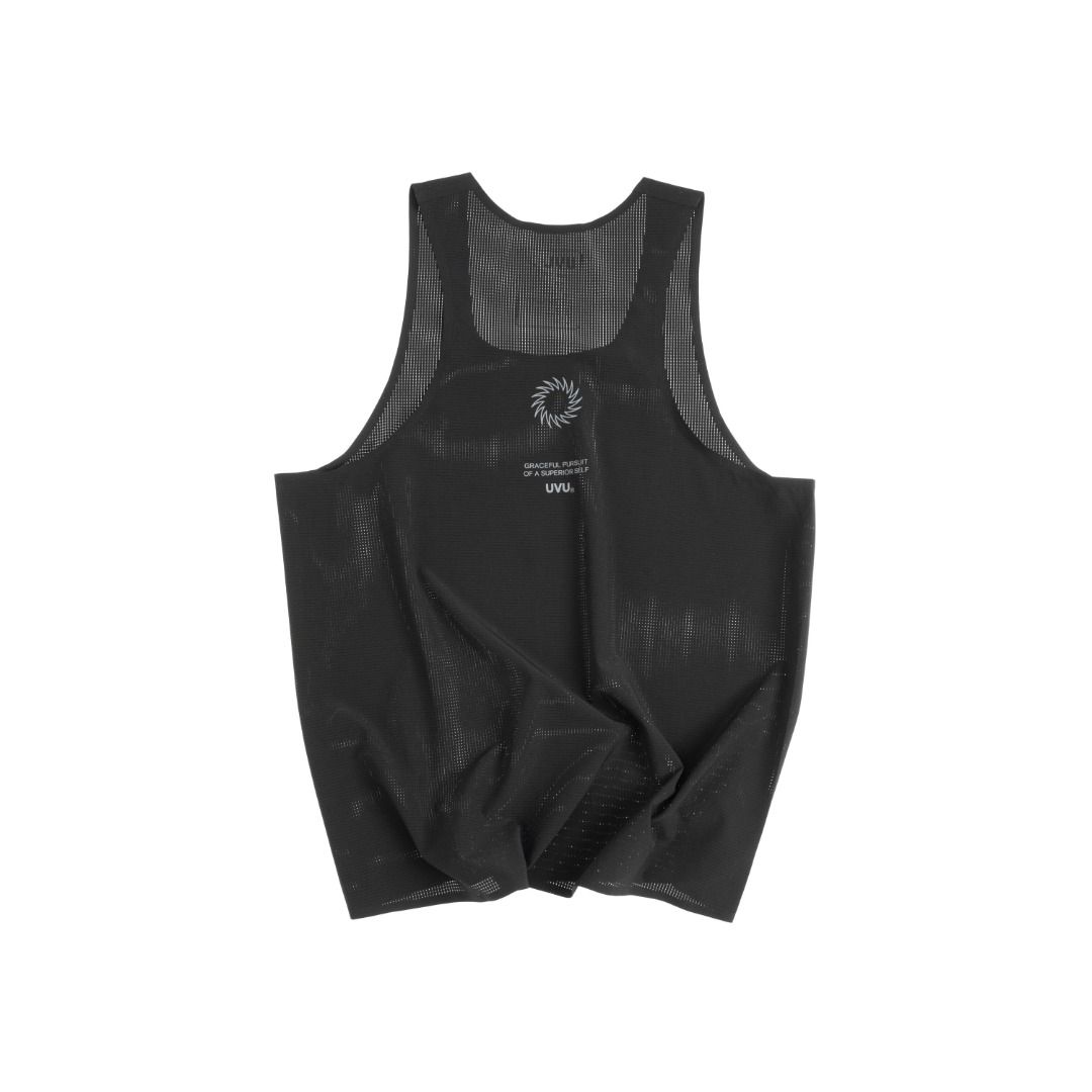 UVU Premium Black Running Singlet (Category: Activewear) located in Manila. Submitted by cessy.runs (Listing ID 1470697051, Image 2). Description: UVU's new and improved singlet series. Premium materials that provide comfort and support for extended running, whether as a singlet for your fun runs, marathons, or even rec runs. XL size on-hand. Other sizes for quick pre-order! .