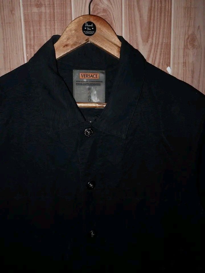VERSACE (Category: Coats, Jackets and Outerwear) located in Taguig. Submitted by clothingselection (Listing ID 1470565681, Image 3). Description: PTPA VERSACE COACH JACKET 22 X 30 EXCELLENT CONDITION NID WASH FRESH FROM BALE.