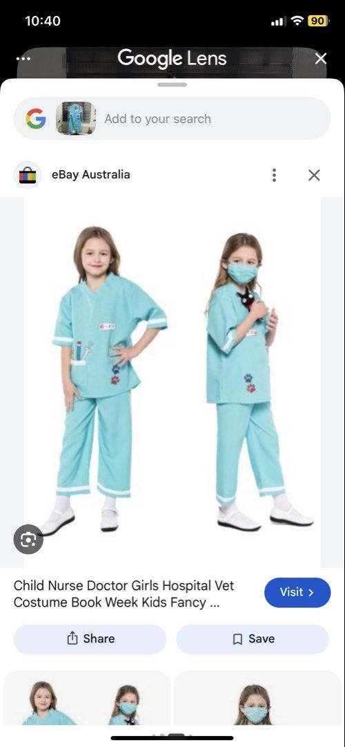 Vet Kids Costume (Category: Babies & Kids Fashion) located in Caloocan City. Submitted by discusonlineshop (Listing ID 1470742128, Image 1). Description: 10-15 Y.