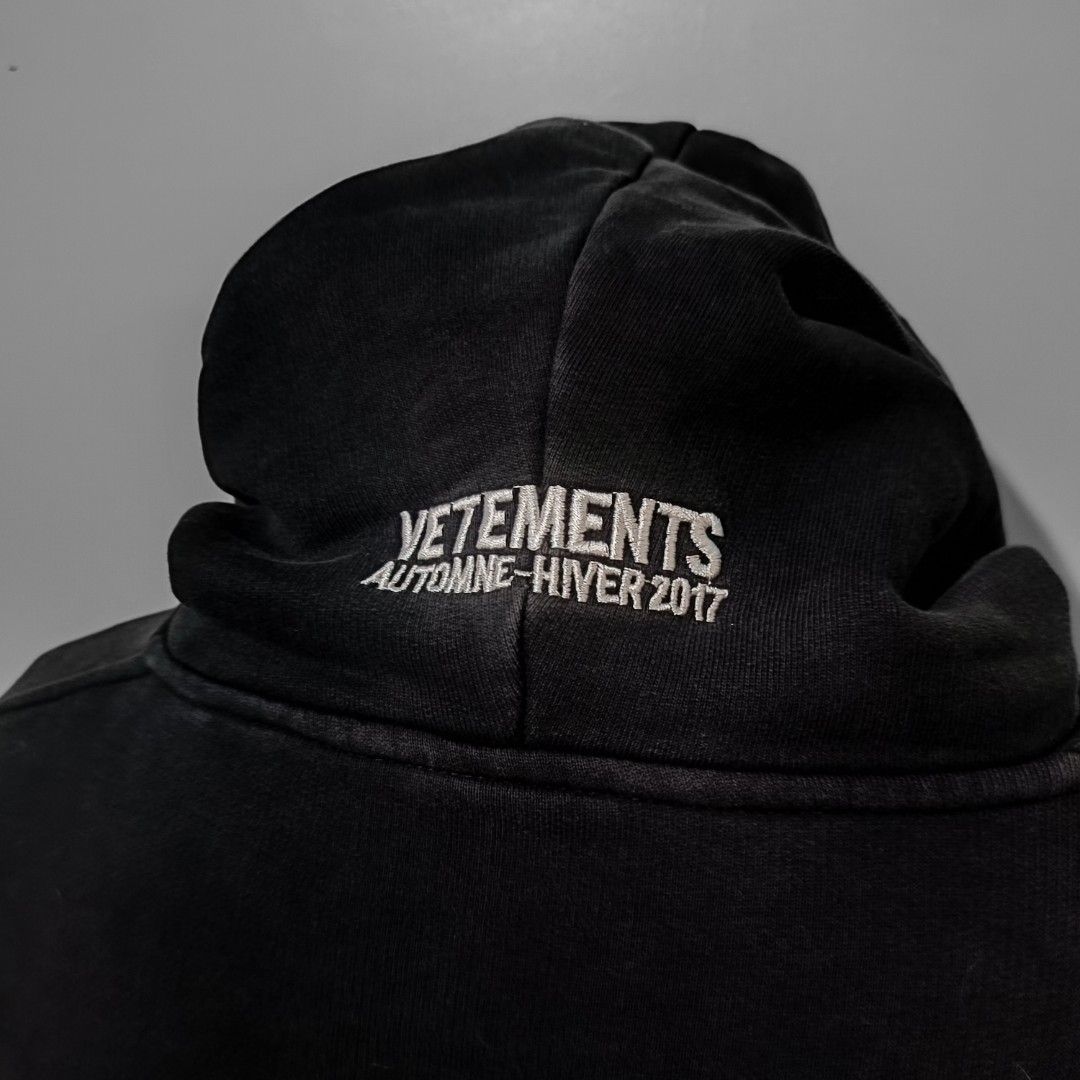 Vetements target hoodie (Category: Activewear) located in Manila. Submitted by saintnoir_archive (Listing ID 1470599461, Image 2). Description: vetements target hoodie W25.5 × L27 goodcondi minimal hairline.