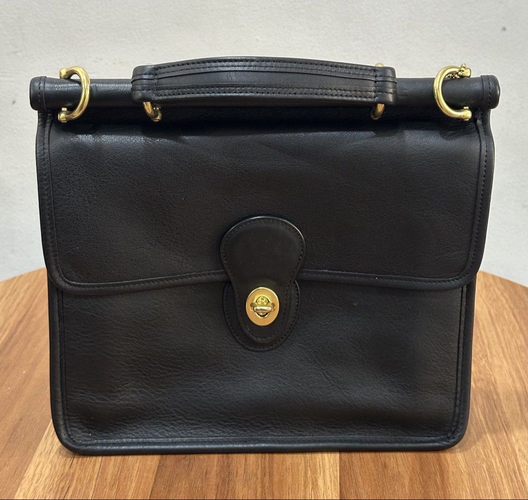 Vintage COACH 9927 WILLIS Black - No Shoulder Strap (Category: Luxury Bags & Wallets) located in Manila. Submitted by sandin2121 (Listing ID 1470634041, Image 1). Description: Brand : Coach Model : Willis Style No.: 9927 Country of Manufacture: Made in Chine Purchased in USA: Type: Vintage Coach - Signature turn-lock closure - Tanned Cowhide - Good condition Mode of Payment: Payment upon Meet-Up.