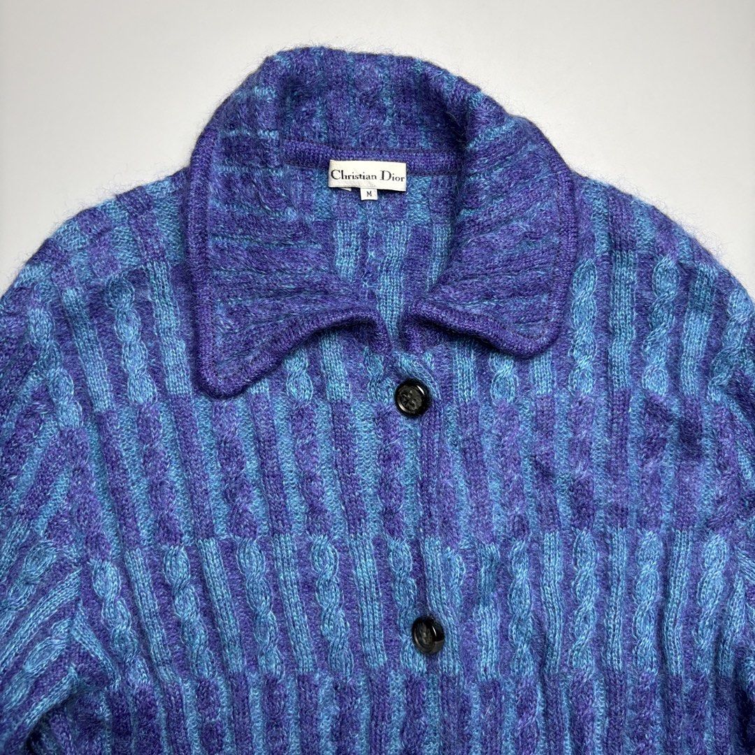 Vintage Dior Knitted jacket (Category: Coats, Jackets and Outerwear) located in Dinalupihan. Submitted by hell.thrift (Listing ID 1470620230, Image 2). Description: Vintage Dior Size:M 28x21 No issue.