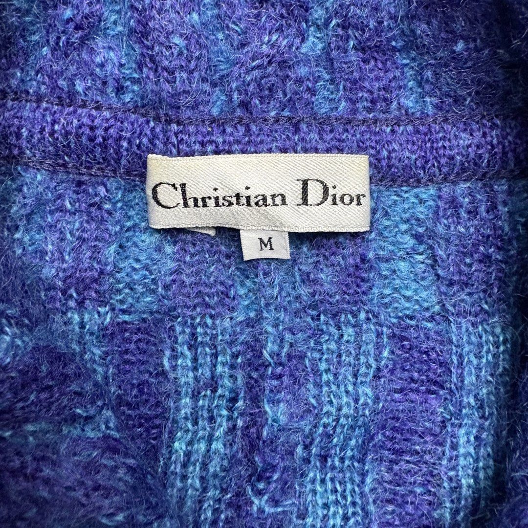 Vintage Dior Knitted jacket (Category: Coats, Jackets and Outerwear) located in Dinalupihan. Submitted by hell.thrift (Listing ID 1470620230, Image 3). Description: Vintage Dior Size:M 28x21 No issue.