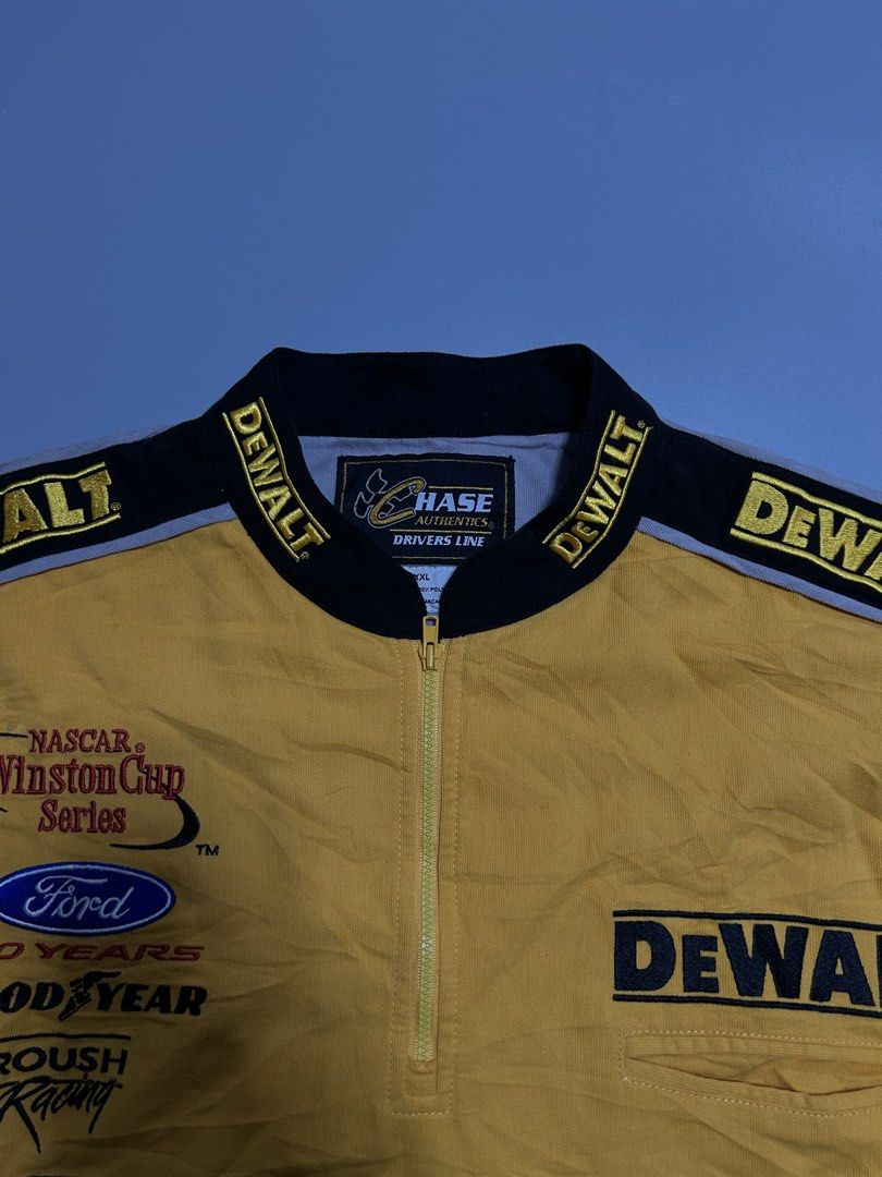 Vintage Nascar 2003 Chase authentics DeWalt Pitshirt (Category: Tshirts & Polo Shirts ) located in Trece Martires City. Submitted by flip_flips (Listing ID 1470697137, Image 2). Description: Vintage Nascar 2003 Chase authentics DeWalt Pitshirt -Dimes: 26 width 32 length -Excellent condition -9.5/10 color rate -issue: none.