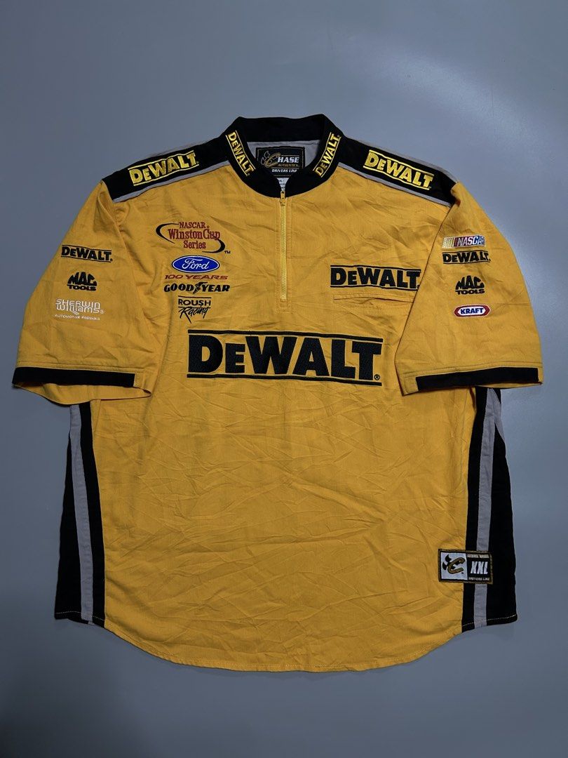 Vintage Nascar 2003 Chase authentics DeWalt Pitshirt (Category: Tshirts & Polo Shirts ) located in Trece Martires City. Submitted by flip_flips (Listing ID 1470697137, Image 1). Description: Vintage Nascar 2003 Chase authentics DeWalt Pitshirt -Dimes: 26 width 32 length -Excellent condition -9.5/10 color rate -issue: none.