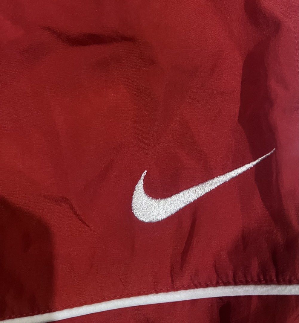 Vintage Nike Agassi Shorts (Red) (Category: Shorts) located in Subic. Submitted by trashdimes2022 (Listing ID 1470698456, Image 2). Description: Size: Medium to Large Width: 28 - 34 Length: 20 Rise: 14.5 Hem: 12.5 .