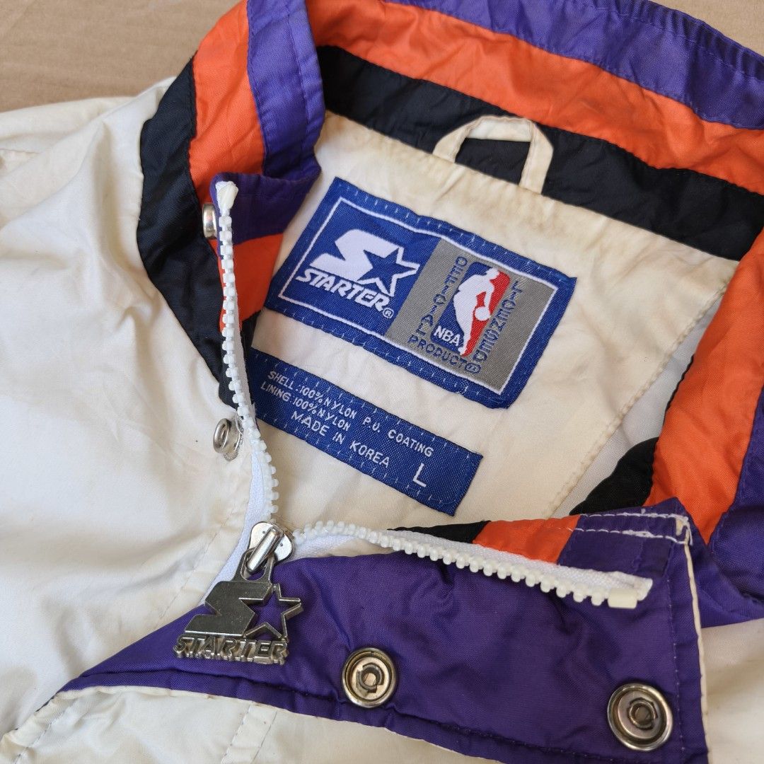 VINTAGE PHOENIX SUNS STARTER JACKET SIZE LARGE (Category: Coats, Jackets and Outerwear) located in Manila. Submitted by gelove.thrift (Listing ID 1470617408, Image 3). Description: 26W 28L.