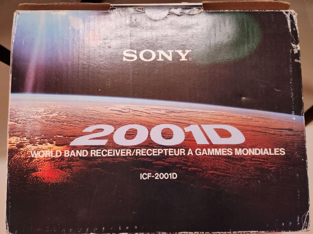 Vintage Sony ICF-2001D World Band Receiver with Original Box, Audio ...