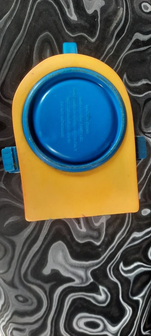 Voltez V Robot Character Molded Coffee Mug (Category: Action & Battle Toys) located in Caloocan City. Submitted by newdragon_8e420e (Listing ID 1470674054, Image 2). Description: - Official Voltron character mug featuring a 3D molded robot face - Vibrant red, blue, yellow, and white colors with a blue handle and interior - Features Voltez V embossed on the side handle area - Care instructions: Hand wash only, do not microwave (Made in China) - Co