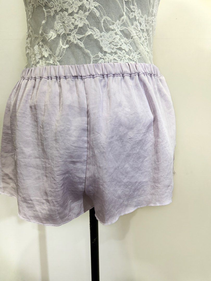 VS Lilac Lace Nightie Shorts (Category: Shorts) located in Quezon City. Submitted by cooroe.mnl (Listing ID 1470679812, Image 2). Description: Waist 28-34, length 9 10/10.