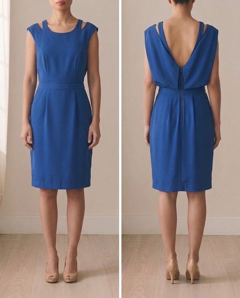 WAREHOUSE BLUE DRESS (Category: Dresses) located in Marikina City. Submitted by minimalistmanila (Listing ID 1470702320, Image 1). Description: .
