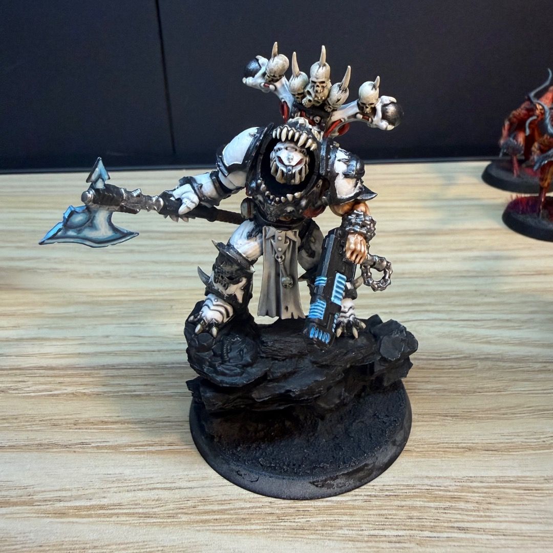 Warhammer 40k Chaos Lord Slaughterbound/Terminator Lord Conversion ...