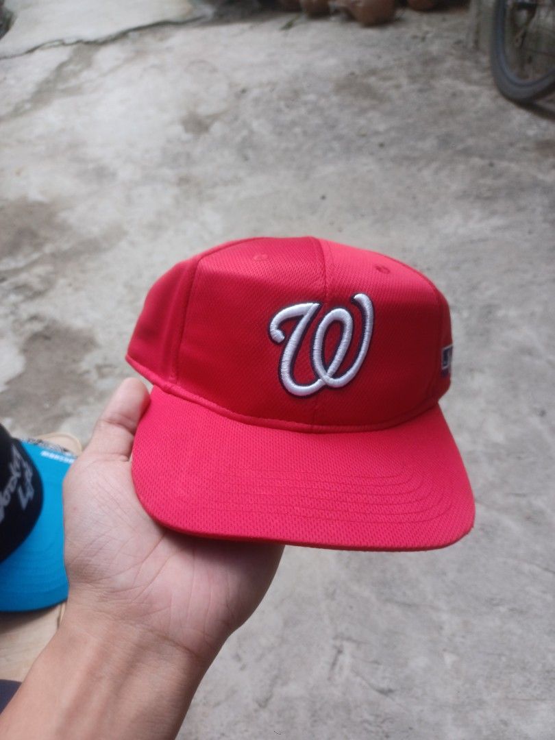 Washington Nationals Strap Back Hat MLB Team Adjustable Baseball Cap (Category: Caps & Hats) located in Cauayan City . Submitted by cuzthriftshop (Listing ID 1470674424, Image 1). Description: no issue adult.