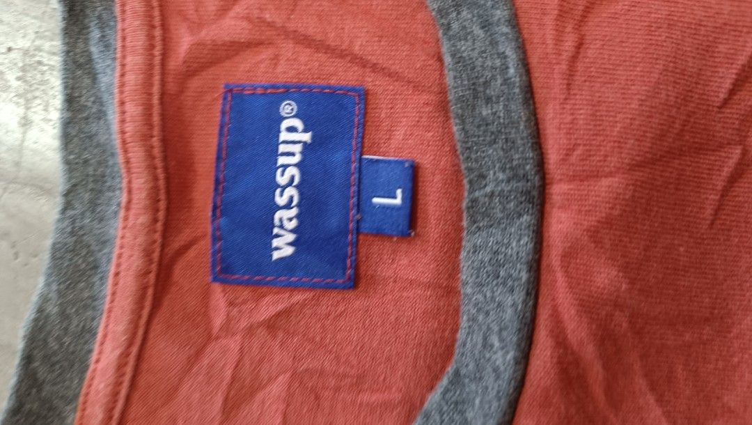 WASSUP® Cotton Tee (Category: Tshirts & Polo Shirts ) located in Midsayap. Submitted by macoy.picker (Listing ID 1470627975, Image 2). Description: WASSUP® Cotton Tee Size: Large Dimes: 23x28 +SF Location: North Cotabato.