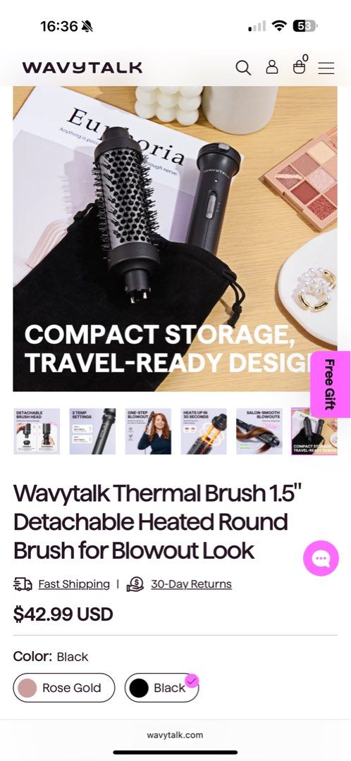 wavytalk thermal brush v1 (black) (Category: Hair) located in Pasig City. Submitted by anvieya (Listing ID 1470718837, Image 3). Description: - used a few times only - box included - rfs: will be buying a new styler 💰: gcash / cash (only when pick up) 📦: lalamove / pick up 📍: pasay, metro manila NOTES * FIRST TO PAY gets the item * NO returns/refund * NO rush shipments * NO lowballers * color may differ due to lighting * please manage your exp