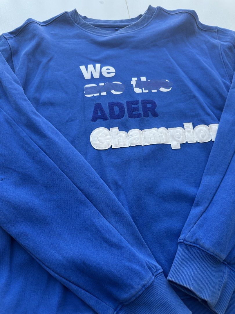 We ADER Sweatshirt (Category: Longsleeves) located in Angeles City. Submitted by royal_vintage_thriftshop (Listing ID 1470617895, Image 3). Description: Authentic No issue Chest 21, Length 25.