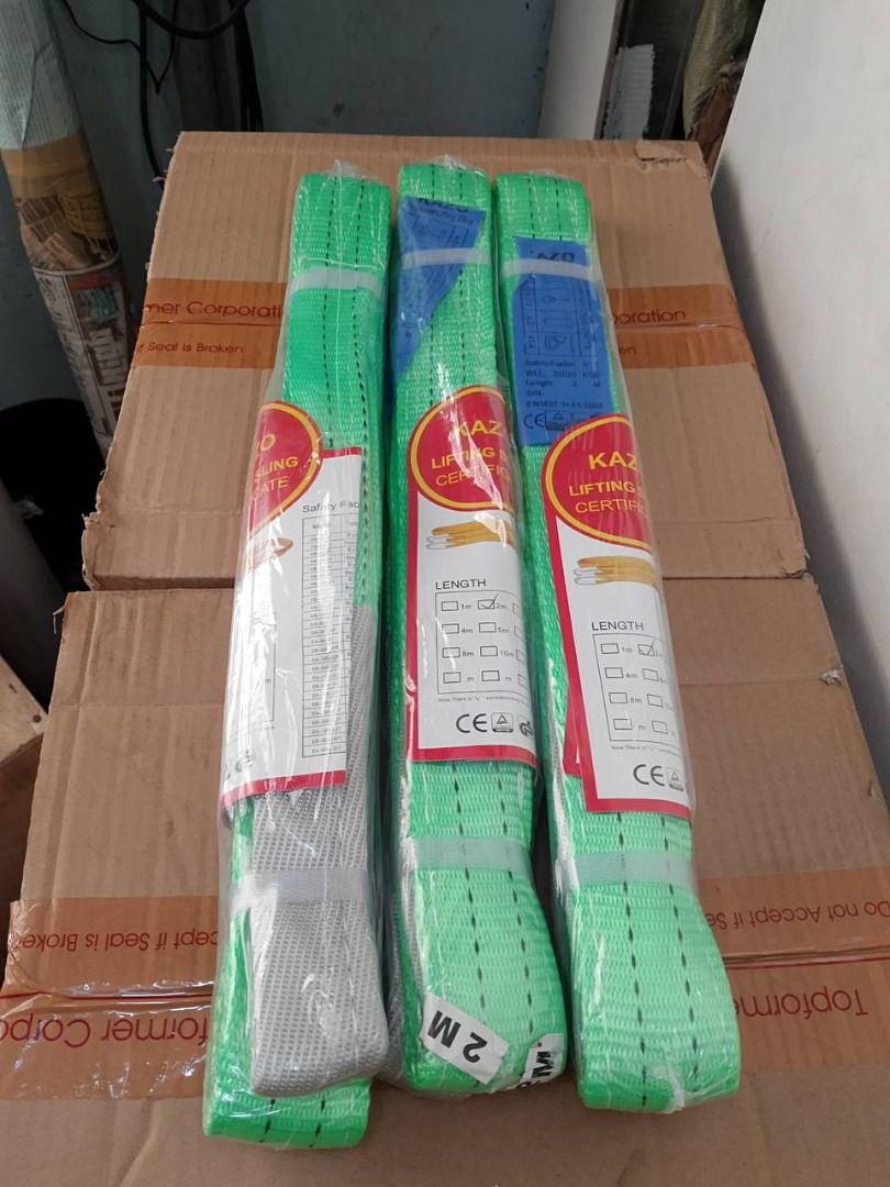 Web Sling Specs: 1T x 1” x 2M (Category: Everything Else Others) located in Manila. Submitted by 09171479278_elsie. (Listing ID 1470581203, Image 3). Description: Web Sling Specs: 1T x 1” x 2M.