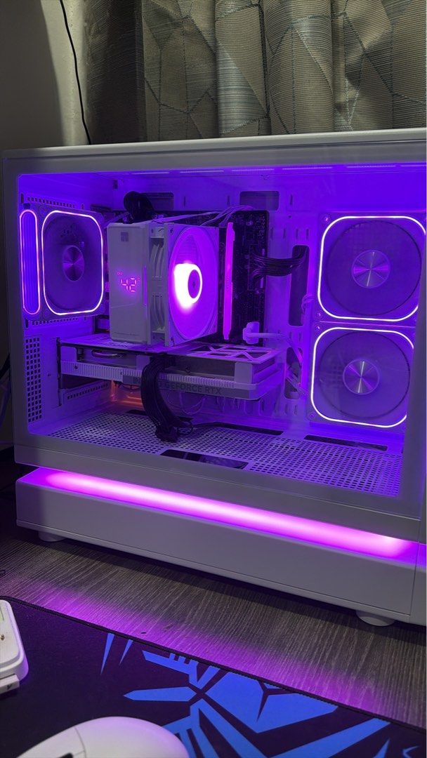 White build second hand gaming pc, Computers & Tech, Desktops on Carousell